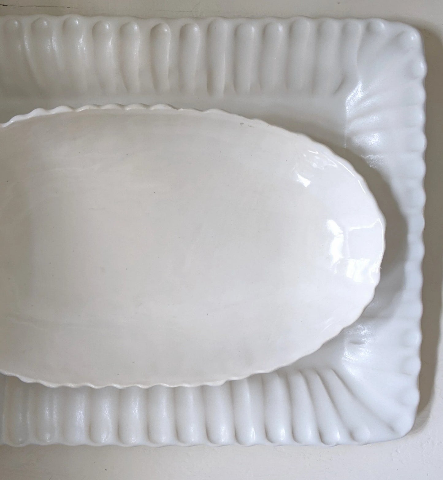 Modern Ironstone Platters